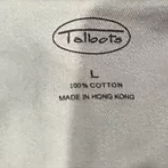 Talbots Womens  Sweater Scoop Neck Long Sleeve Beige Size Large 100% Cotton - Picture 4 of 4